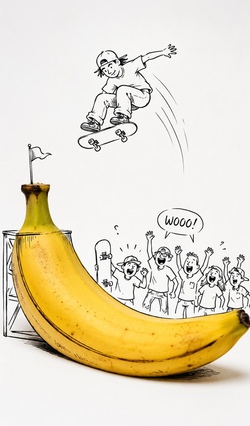 Nesne Doodle Sanatı v2 — Obje + Doodle Sahne (Şablon)