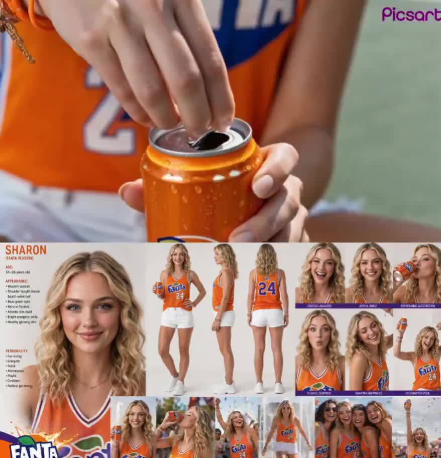 Fanta Reklamı — Tam Üretim Hattı (4 Adım)