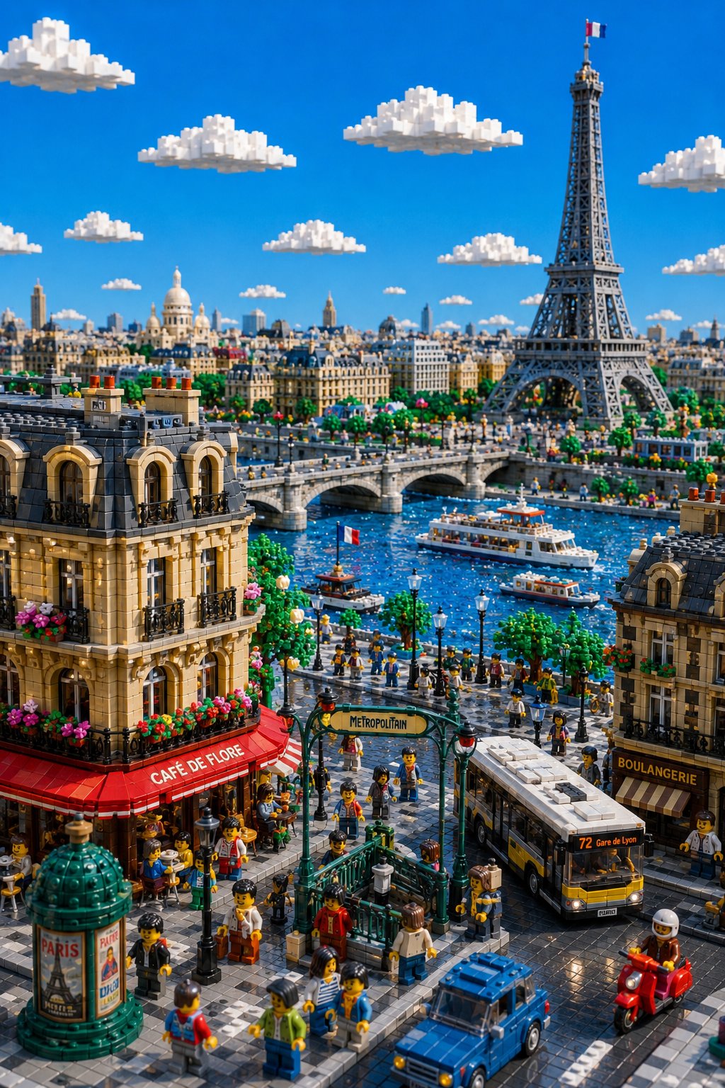 LEGO Şehir Dioraması — Şehrini Tuğladan Kur (Şablon)